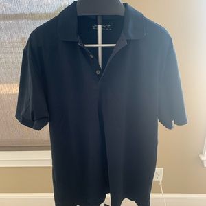 Black Nike men’s golf shirt dri fit XL